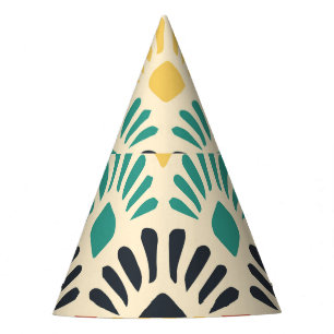 Chapeaux De Fètes Formes ornementales colorées : Vintage clair
