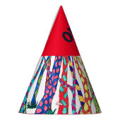 Chapeaux De Fètes fou forêt fun coloré heureux (Gauche)