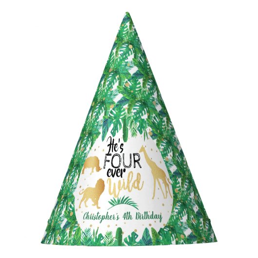 Chapeaux De Fètes Four Ever Wild Boys 4e anniversaire (Devant)