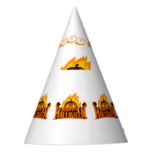 Chapeaux De Fètes Fournitures artisanales effrayantes "Joyeux Hallow