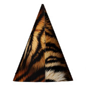 Chapeaux De Fètes Fourrure de tigre noir orange (Dos)