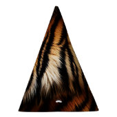 Chapeaux De Fètes Fourrure de tigre noir orange (Droite)