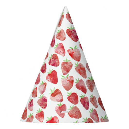 Chapeaux De Fètes Fraise (Gauche)