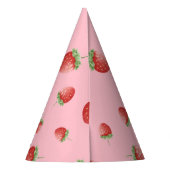 Chapeaux De Fètes fraise 1er anniversaire Berry 1er (Dos)