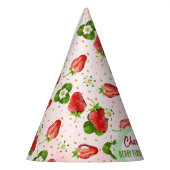 Chapeaux De Fètes Fraise 1er anniversaire Casquette de fête (Gauche)