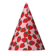 Chapeaux De Fètes Fraise Anniversaire Thème de fête (Dos)