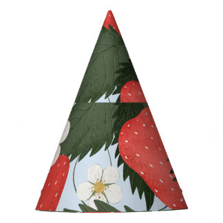 Chapeaux De Fètes Fraises : motif de fruits d'été.