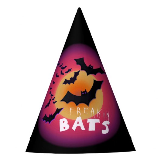 Chapeaux De Fètes Freakin Bats Halloween ID223 (Devant)