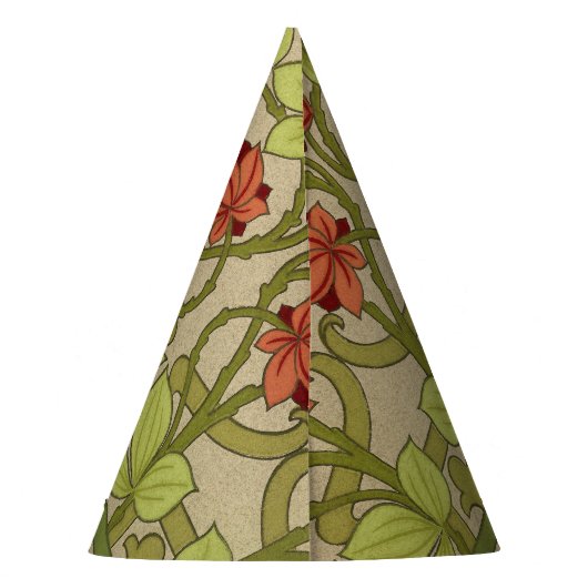 Chapeaux De Fètes Frieze Bordure Art Nouveau Floral (Dos)