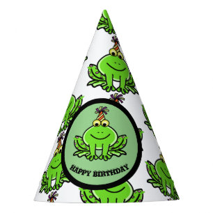 CHAPEAUX DE FÈTES FROG CASQUETTE DE FÊTE D'ANNIVERSAIRE AVEC CONCEP