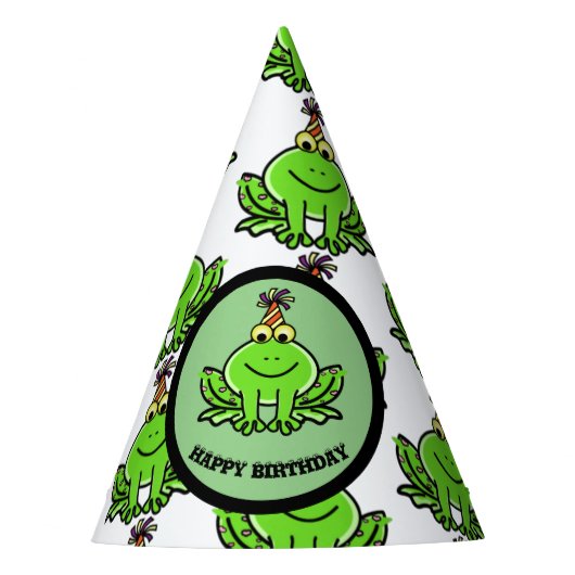 CHAPEAUX DE FÈTES FROG CASQUETTE DE FÊTE D'ANNIVERSAIRE AVEC CONCEPT (Devant)