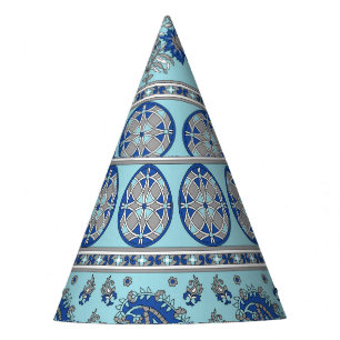 Chapeaux De Fètes Frontière asiatique de Paisley : Design traditionn