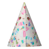 Chapeaux De Fètes Fun Cupcake Sweets Motif de fête d'anniversaire (Dos)