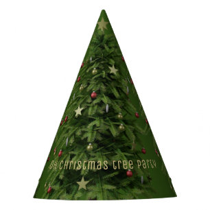 Chapeaux De Fètes Fun Green Christmas Tree Papier Casquette de fête