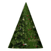 Chapeaux De Fètes Fun Green Christmas Tree Papier Casquette de fête (Gauche)