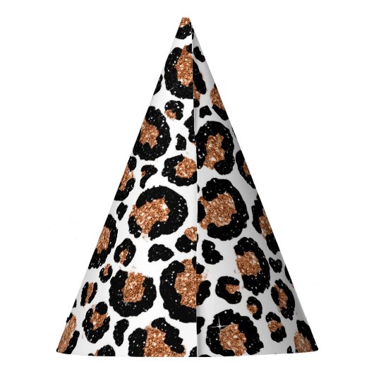 Chapeaux De Fètes Fun Wild Cheetah Motif Jungle fête d'anniversaire (Dos)