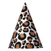 Chapeaux De Fètes Fun Wild Cheetah Motif Jungle fête d'anniversaire (Devant)
