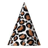 Chapeaux De Fètes Fun Wild Cheetah Motif Jungle fête d'anniversaire (Gauche)