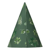 Chapeaux De Fètes Fun Wild Jungle Safari Animaux Végétation Annivers (Dos)