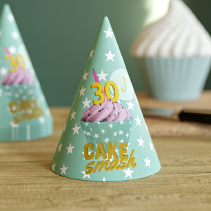 Chapeaux De Fètes Funny 30e anniversaire Cake Smash Casquette de la