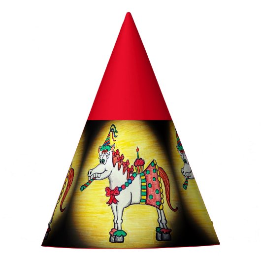 Chapeaux De Fètes Funny Birthday Horse Casquette (Devant)