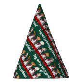 Chapeaux De Fètes Funny Dog Choir Singing Xmas Carol Pug Pun Cartoon (Droite)