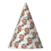 Chapeaux De Fètes Funny Face Custom Photo Party Hat (Gauche)