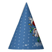 Chapeaux De Fètes Funny Snowman Merry Christmas Surprise Cartoon (Gauche)