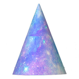 Chapeaux De Fètes Galaxie magique : Rose Blue Star Imprimer