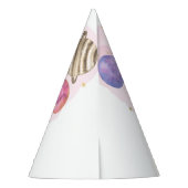 Chapeaux De Fètes Galaxy Space Girl Fête d'anniversaire (Dos)