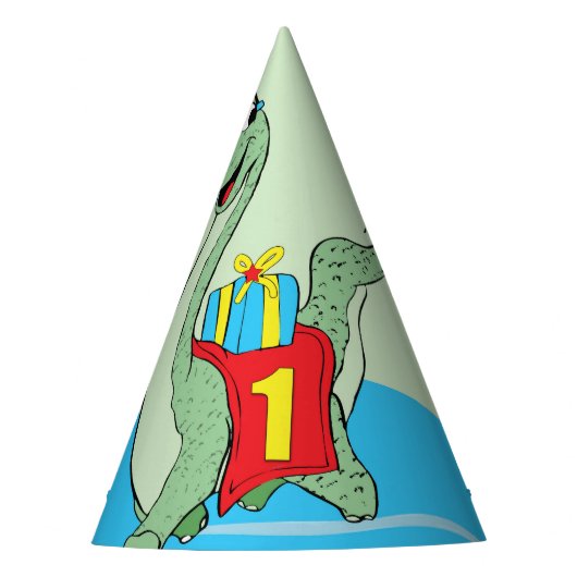 Chapeaux De Fètes Garçon, 1er anniversaire Dinosaur (Devant)
