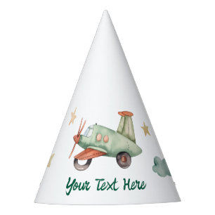 Chapeaux De Fètes Garçon Cool Moderne Anniversaire Thème Avion Fête 