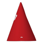 Chapeaux De Fètes Garçon rouge Upsherin avec 3 balles (Droite)