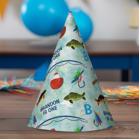 Chapeaux De Fètes Garçons 1er anniversaire o-poisson-ally pêche thèm