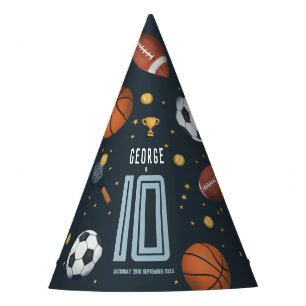 Chapeaux De Fètes Garçons Sports modernes fête d'anniversaire