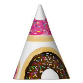 Chapeaux De Fètes Gâteaux Donuts Rose & Marron avec Décorations Mode (Droite)
