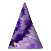 Chapeaux De Fètes Géode d'âge violet de plumes (Droite)