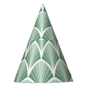 Chapeaux De Fètes Géométrique Classique : Style Art Déco Sans Couleu