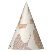 Chapeaux De Fètes Ginkgo biloba : design transparent sec. (Gauche)