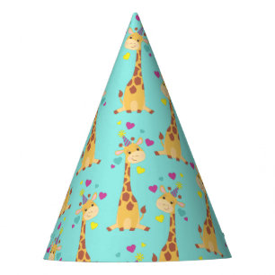 Chapeaux De Fètes Giraffe Anniversaire de enfant Party Cute