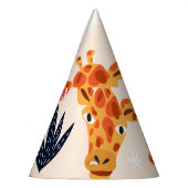 Chapeaux De Fètes Giraffe de dessin : Floral Savanna Motif (Gauche)
