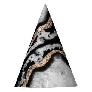 Chapeaux De Fètes Glam #8 #gem Parties scintillant de l'Agate de Yin