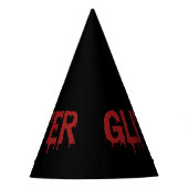 Chapeaux De Fètes Glitter en typographie de Blood (Devant)