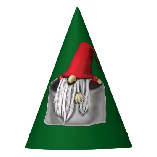Chapeaux De Fètes Gnome De Noël Dans Une Poche (Devant)
