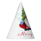 Chapeaux De Fètes Gnome mignonne avec arbre de Noël Casquette et cad (Gauche)