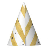 Chapeaux De Fètes Gold 50 & Fabuleux Anniversaire Confetti Casquette (Dos)