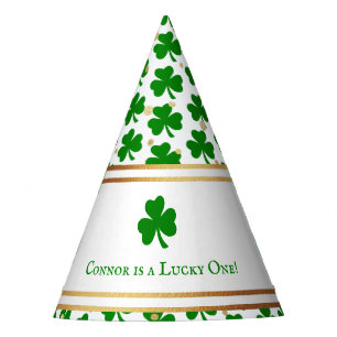 Chapeaux De Fètes Gold Foil St. Patrick's Day 1er anniversaire