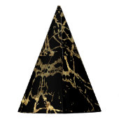 Chapeaux De Fètes Gold Marbling Texture : Elément Design Luxe (Dos)