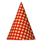 Chapeaux De Fètes Gold Polka Dot Red Party Casquette (Gauche)