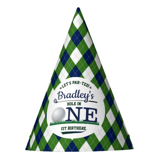 Chapeaux De Fètes Golf PAR-TEE 1er anniversaire (Devant)